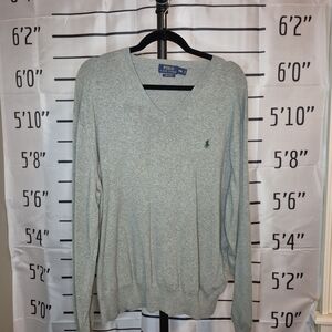 Polo Ralph Lauren Gray V-Neck Sweater